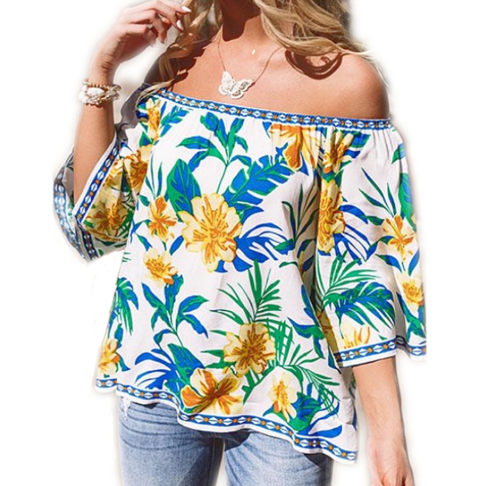 NEW Flying Tomato Breezy Off the Shoulder Top Sm